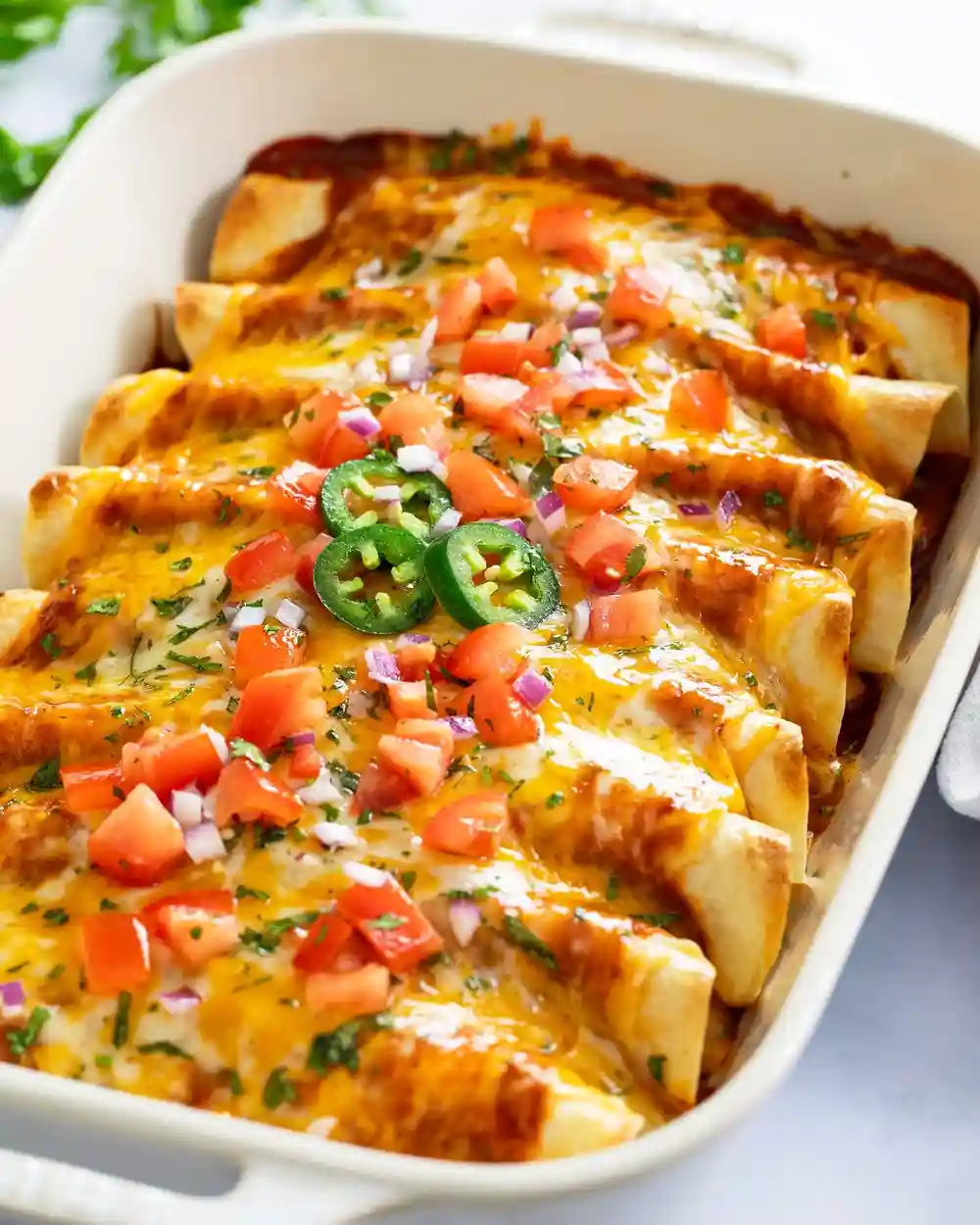 Instant Pot Chicken Enchiladas