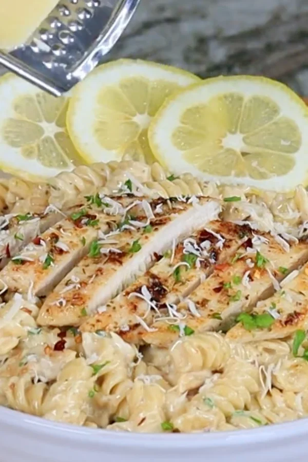 Lemon Garlic Chicken Pasta Recipe