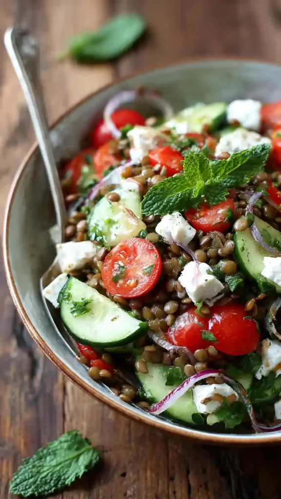 lentil-feta-salad