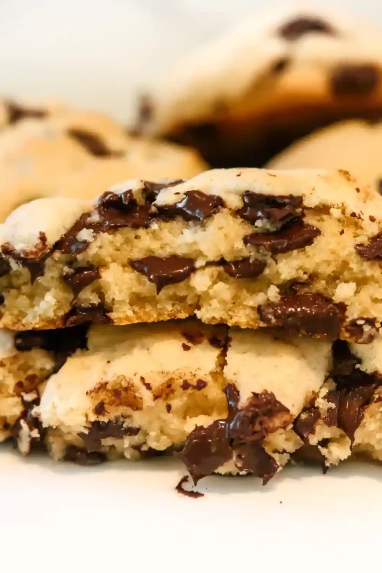 Chocolate Chip Cheesecake Cookies (Soft & Gooey Inside)