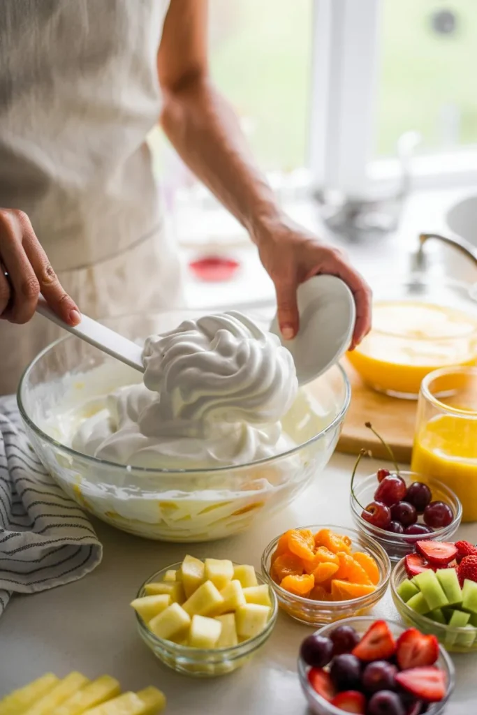 Easter Fruit Fluff Salad