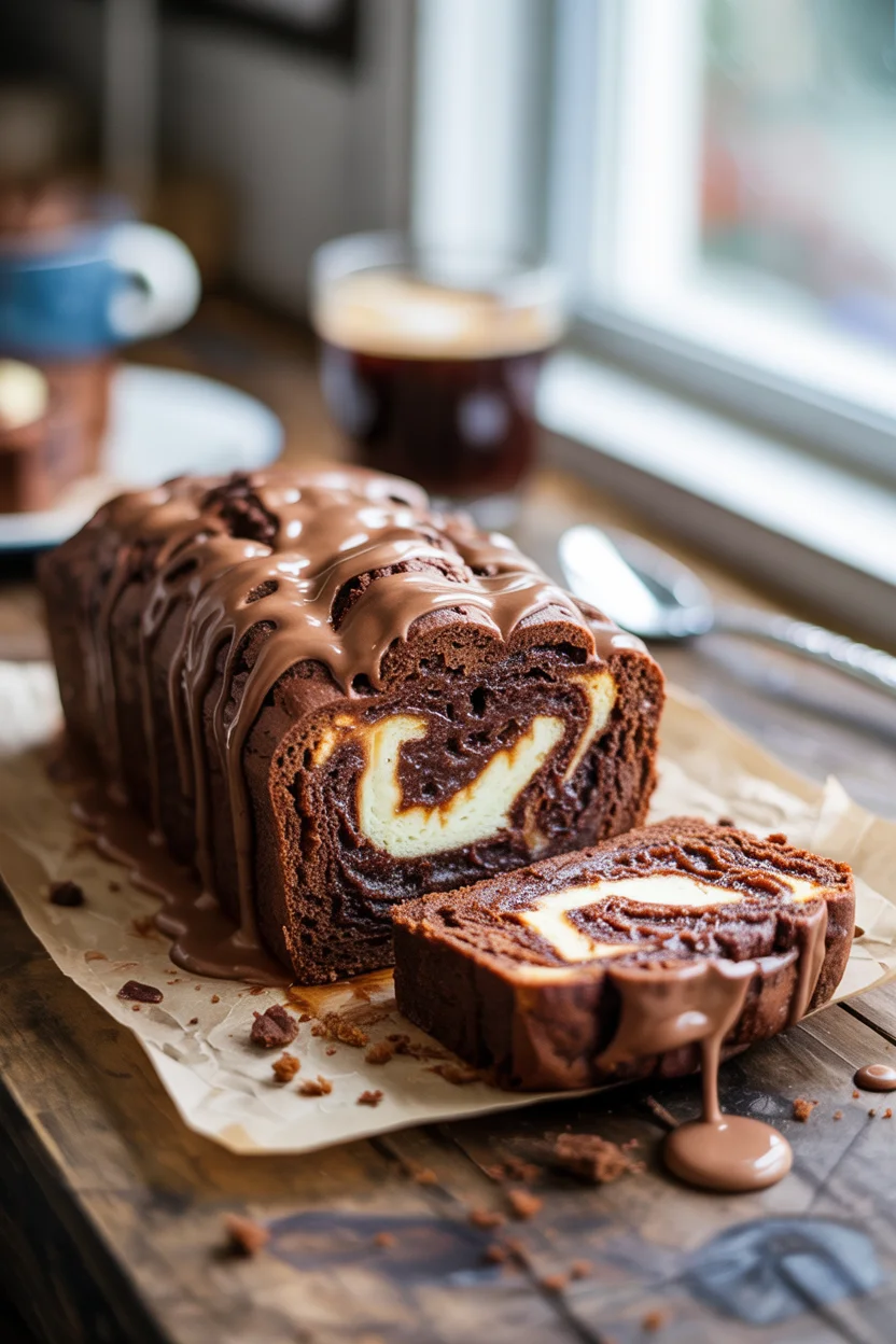 Hot Fudge Brownie Bread Recipe