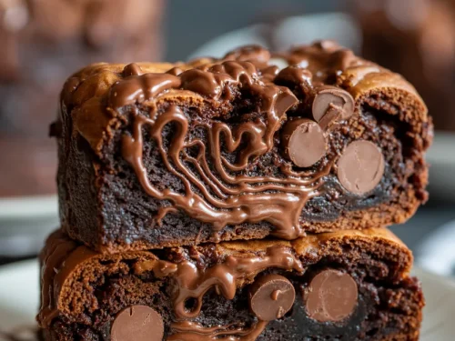 Hot Fudge Brownie Bread