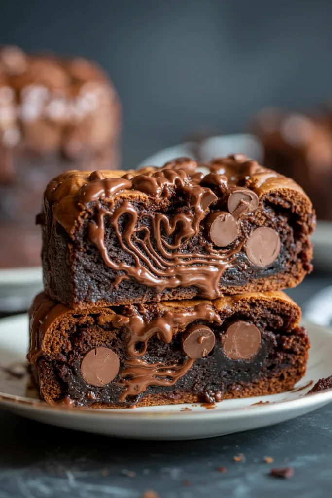 Hot Fudge Brownie Bread