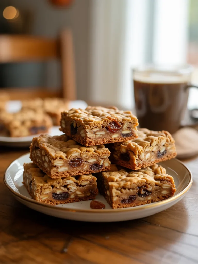 Oatmeal Raisin Cookie Bars 