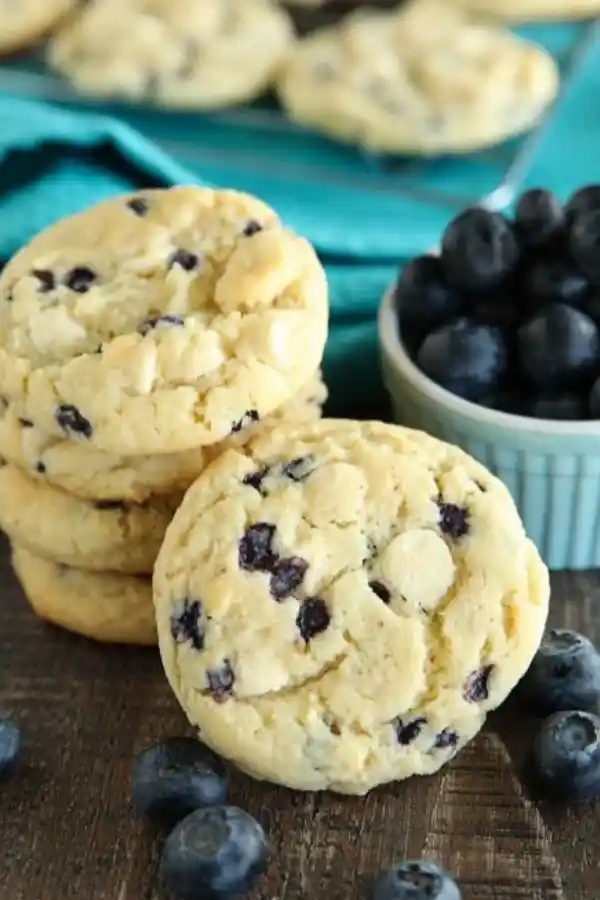 Blueberry Cheesecake Cookies