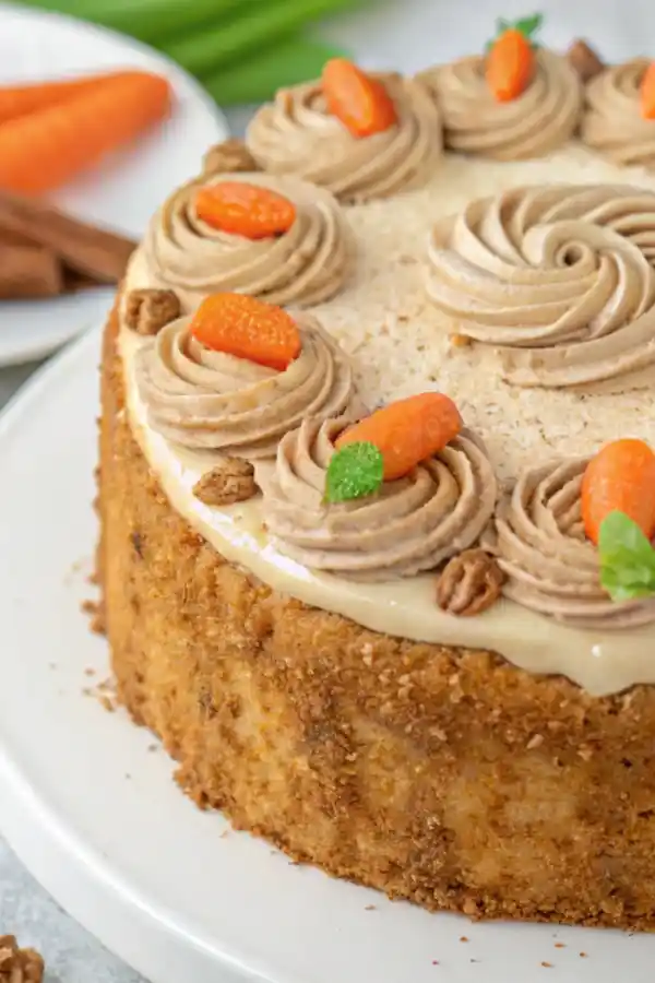 Honeybun Carrot Cake with Cheesecake Filling