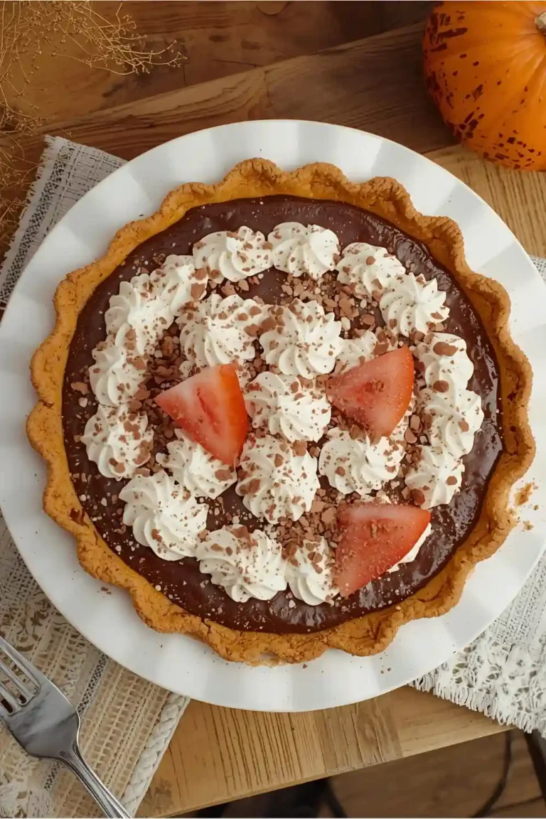 Chocolate Pie with Whipped Topping