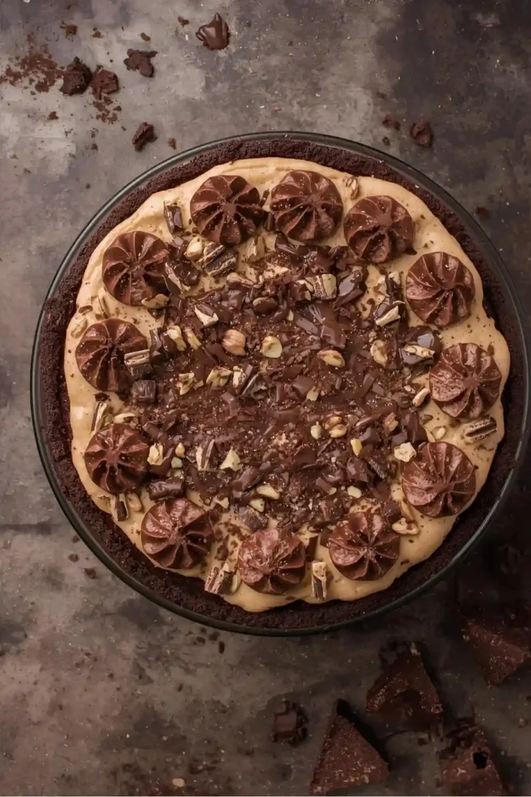 Frozen Chocolate Peanut Butter Pie