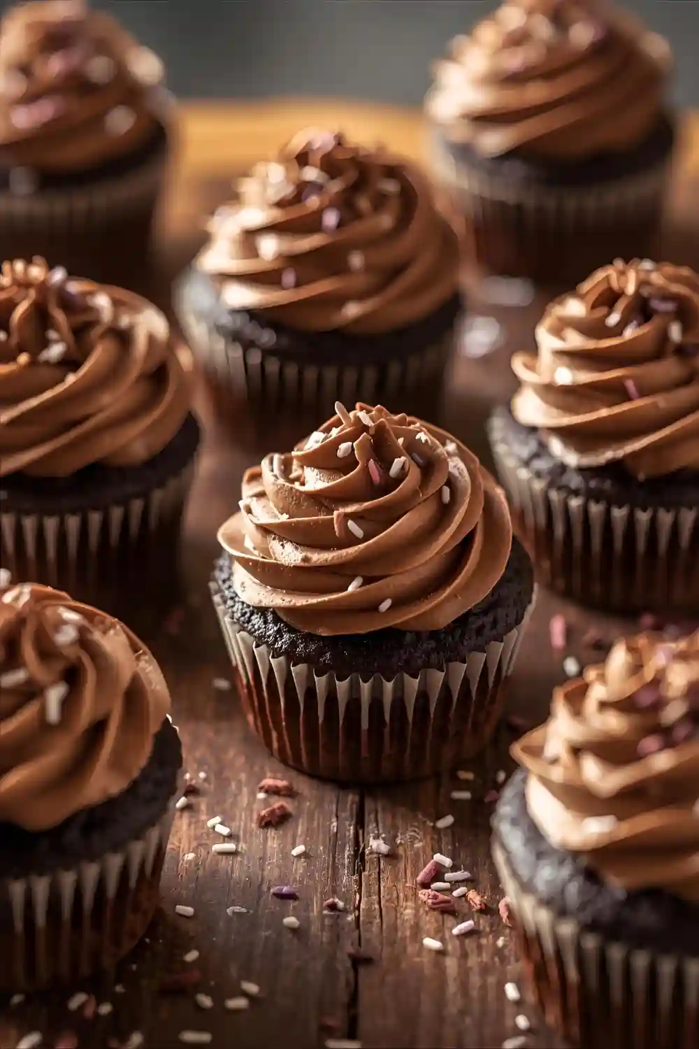 Chocolate Cupcakes with Buttercream Frosting