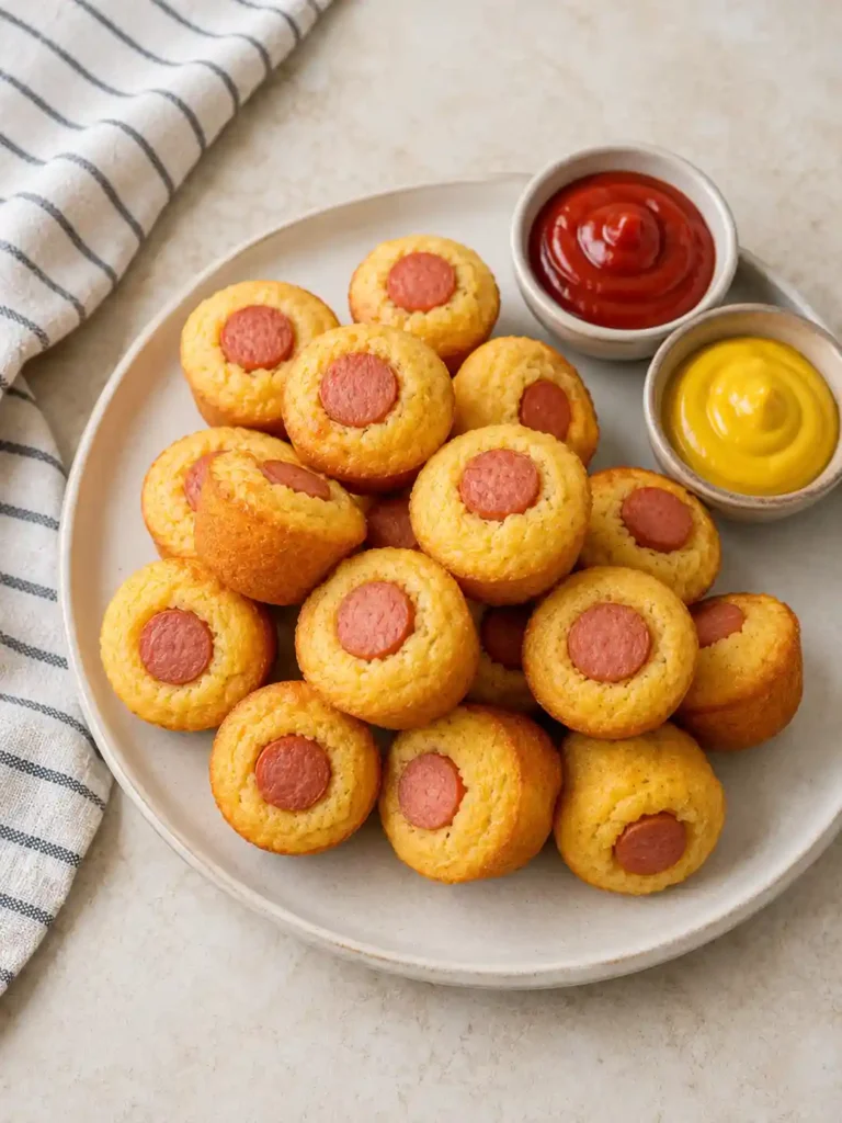 Baked Mini Corn Dog Muffins
