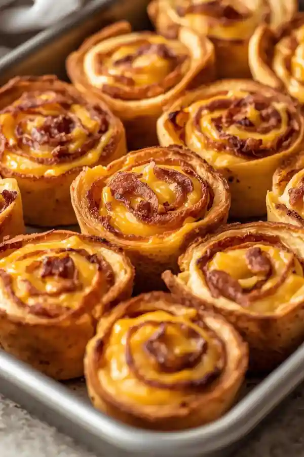 Cheddar Bacon Pinwheels