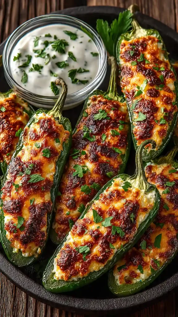 Jalapeño Popper Stuffed Peppers