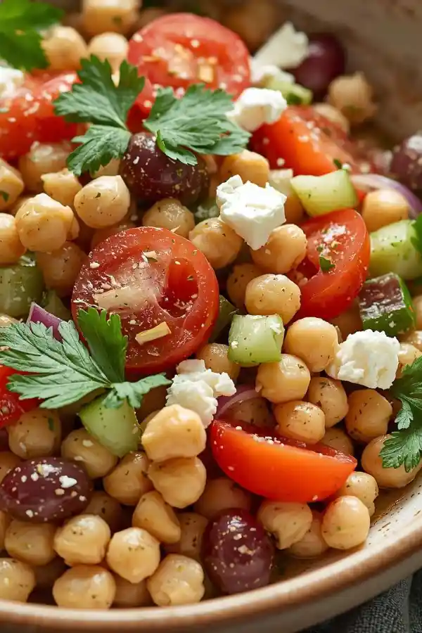 Mediterranean Chickpea Salad
