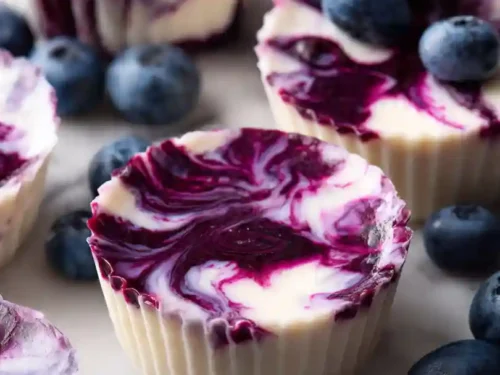 Blueberry Swirl Yogurt Bites