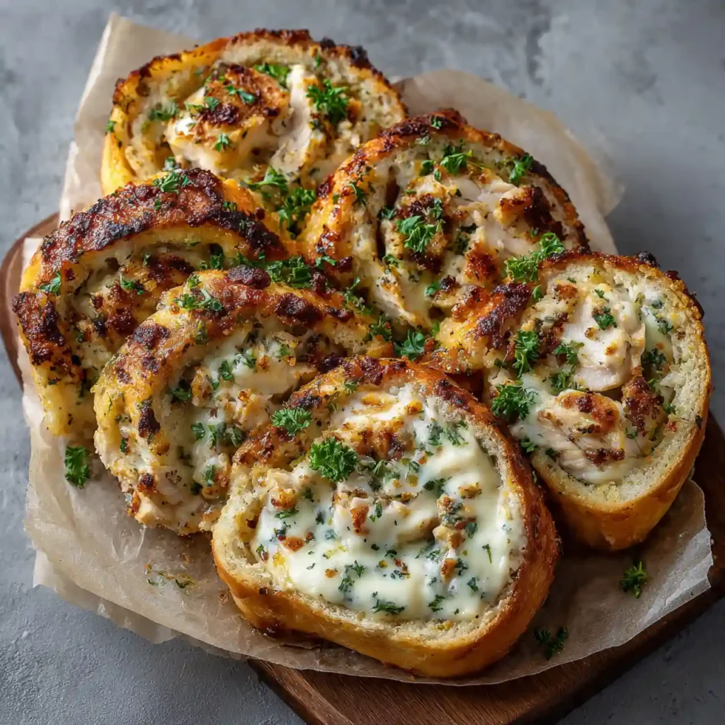 Chicken Alfredo Rolls