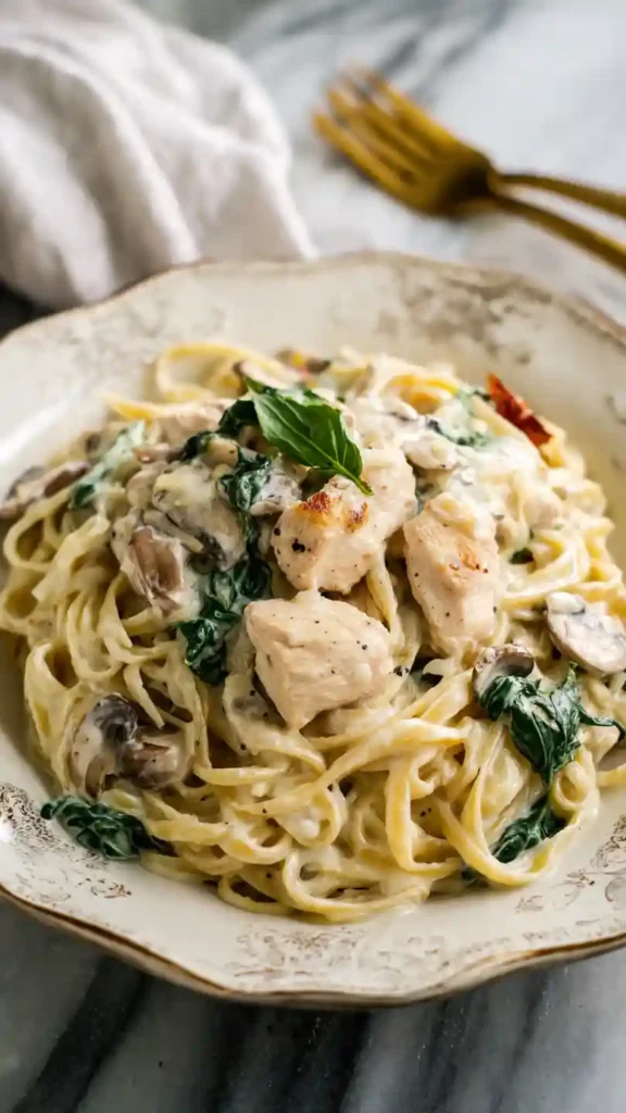 Creamy Chicken Alfredo Pasta