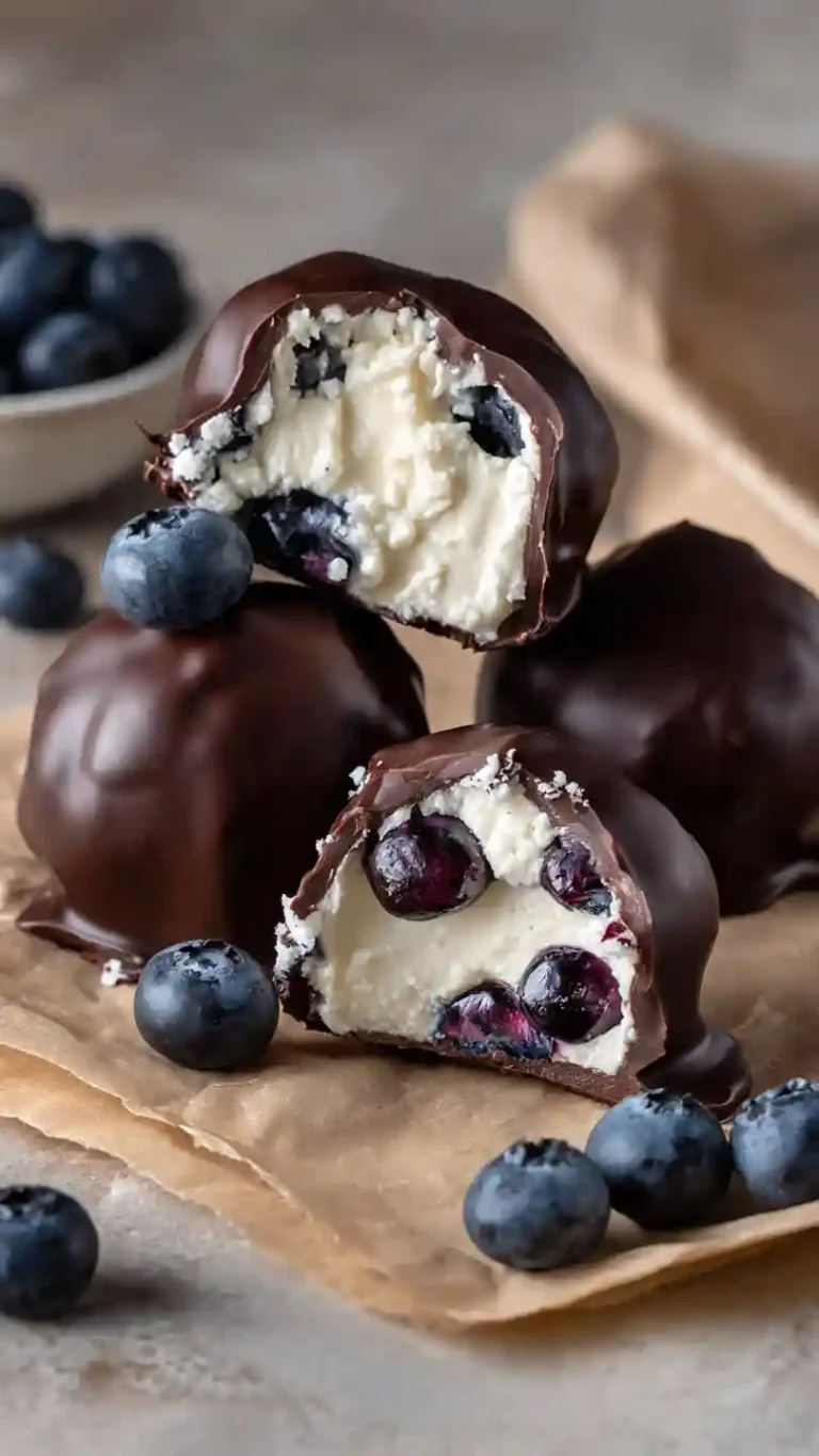 Frozen Blueberry Yogurt Clusters