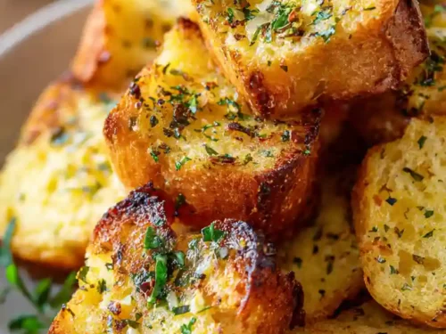 Garlic Butter Toast Bites