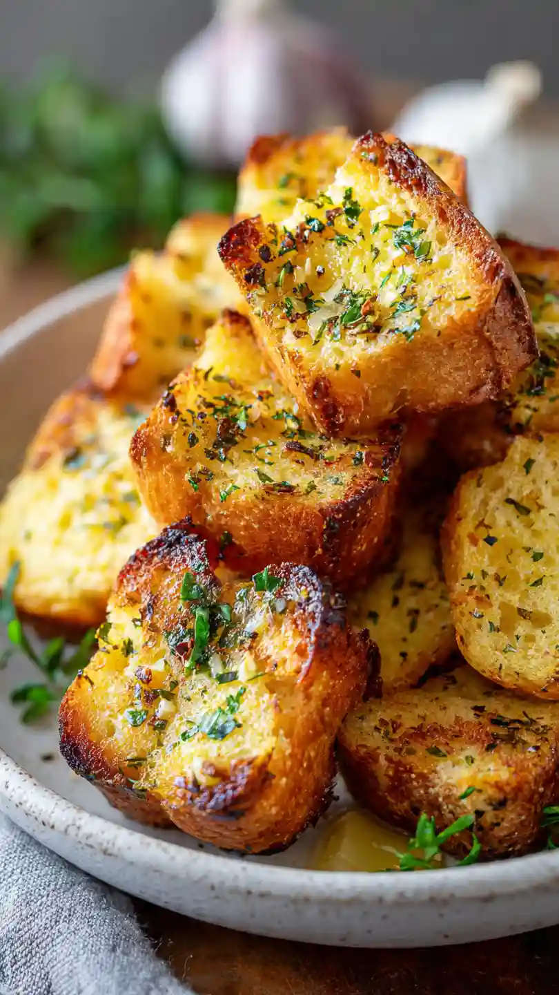 Garlic Butter Toast Bites