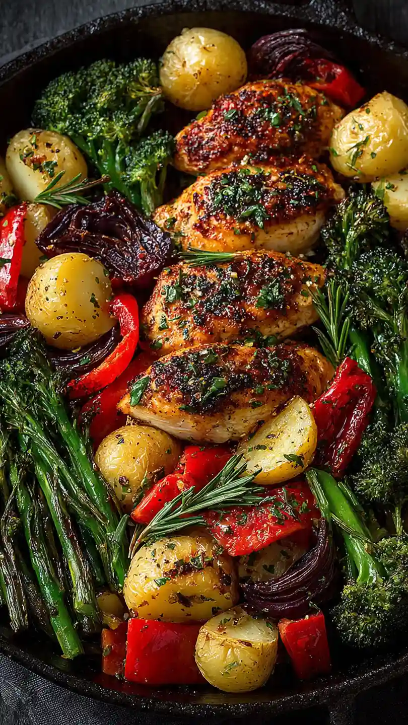 One Pan Chicken & Vegetables