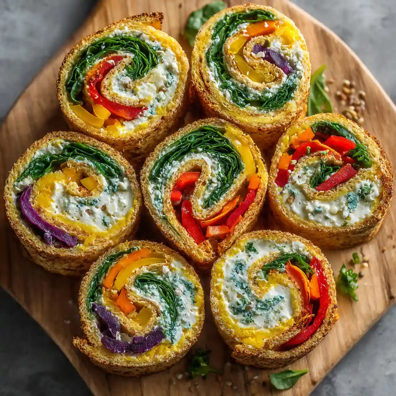 Veggie Pinwheel Wraps