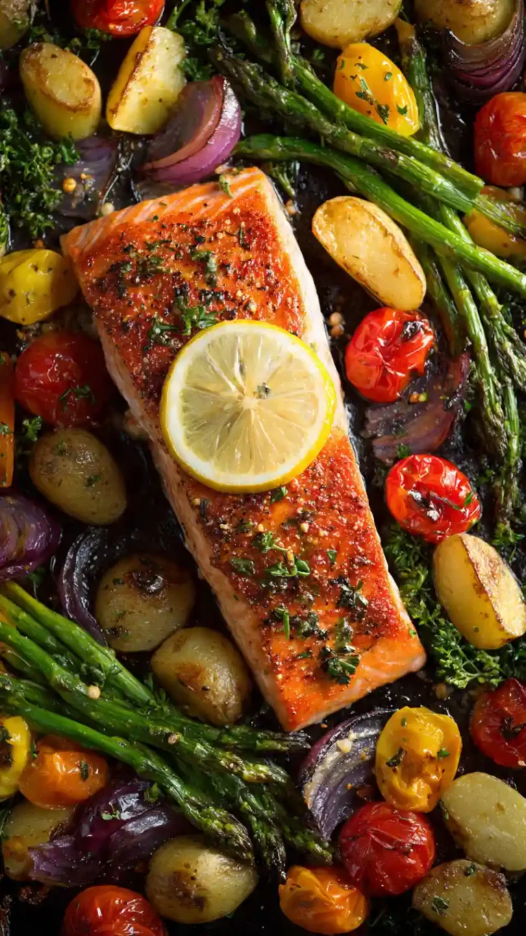 Sheet Pan Salmon & Vegetables