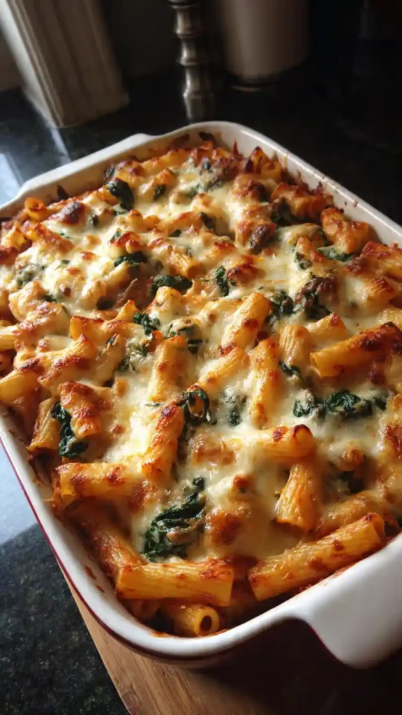 baked-ziti-with-spinach