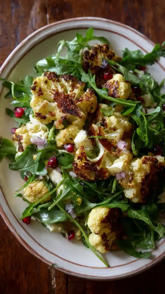 roasted cauliflower salad