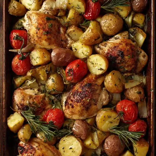 Sheet Pan Chicken & Potatoes