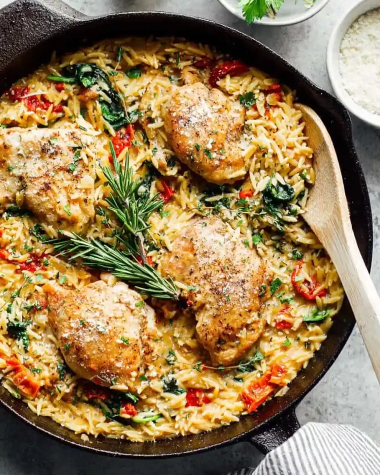 Creamy One Pot Chicken Orzo