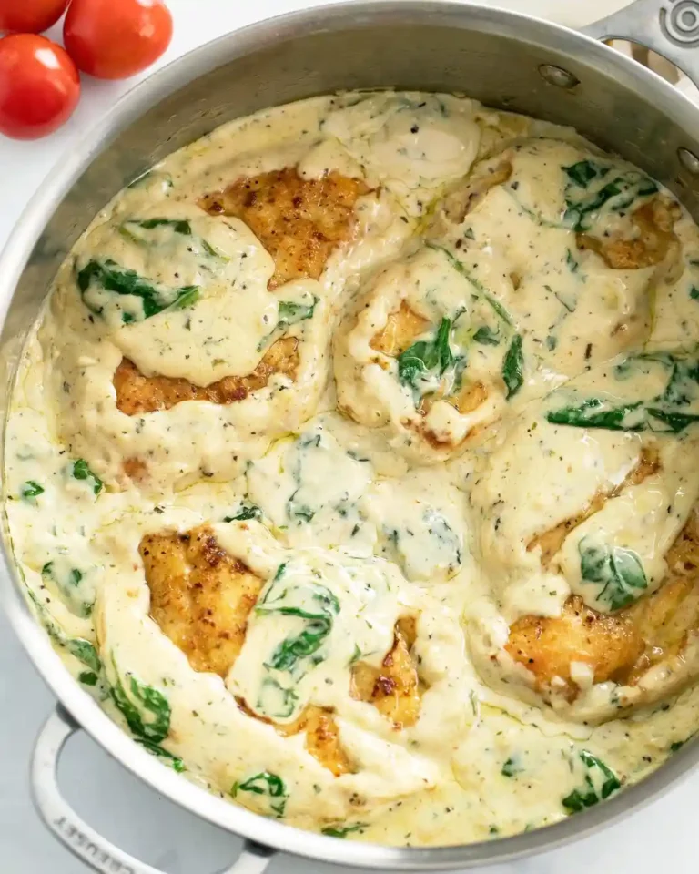 Creamy Spinach Stuffed Chicken