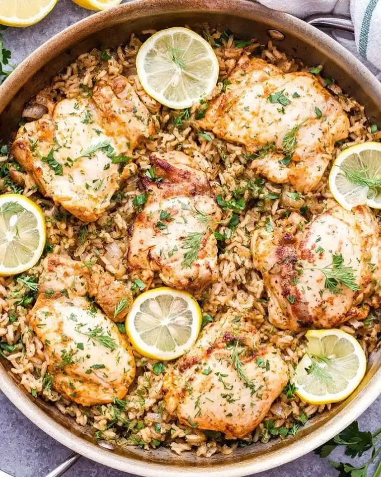 Easy One Pan Chicken and Rice