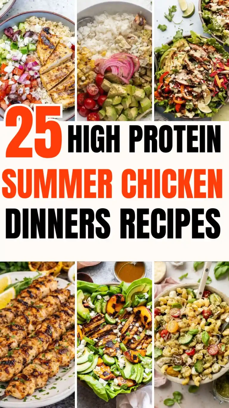 High Protein Summer Chicken Dinners